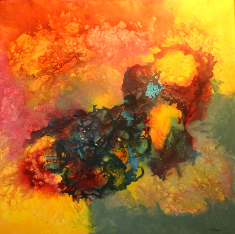 Home in the Eye of the Storm II  by artist A. Telise Rodelv